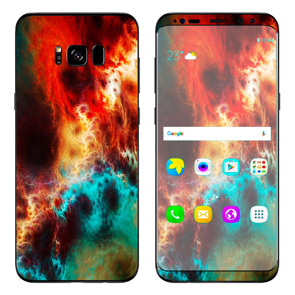  Fire And Ice Mix Samsung Galaxy S8 Skin