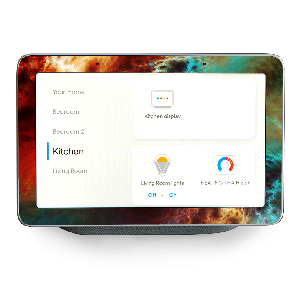 Fire And Ice Mix Google Home Hub Skin