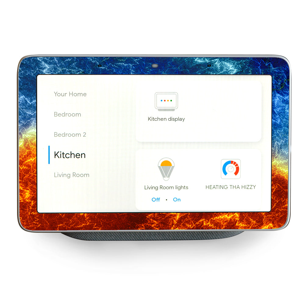 Fire And Ice  Google Home Hub Skin