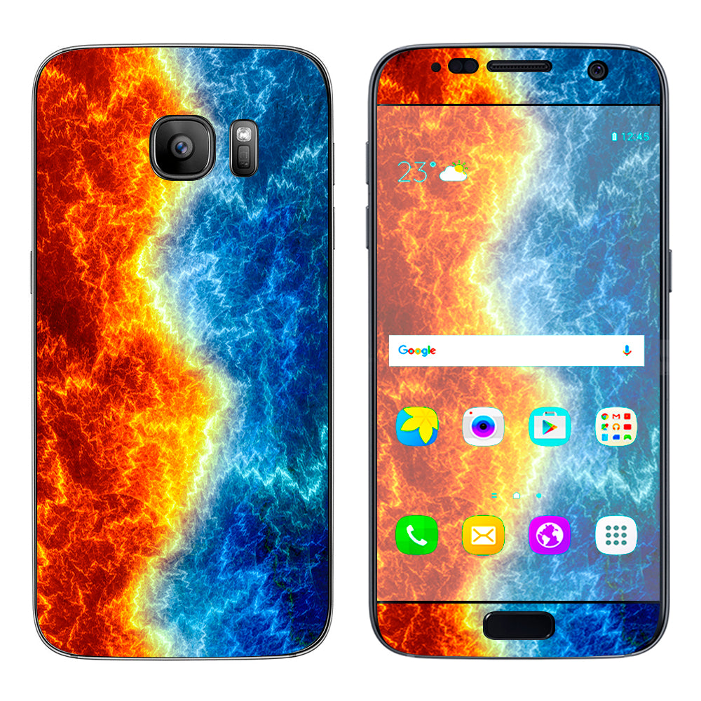  Fire And Ice  Samsung Galaxy S7 Skin