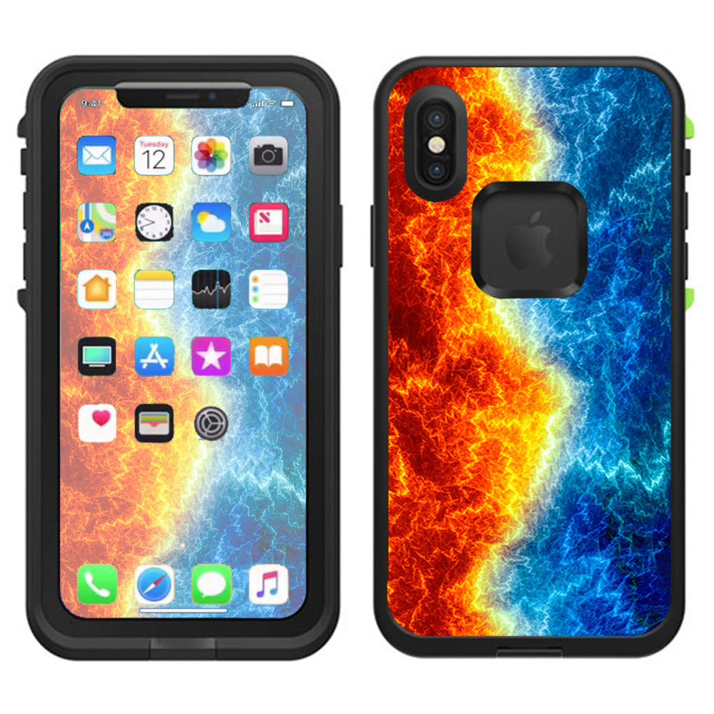  Fire And Ice  Lifeproof Fre Case iPhone X Skin