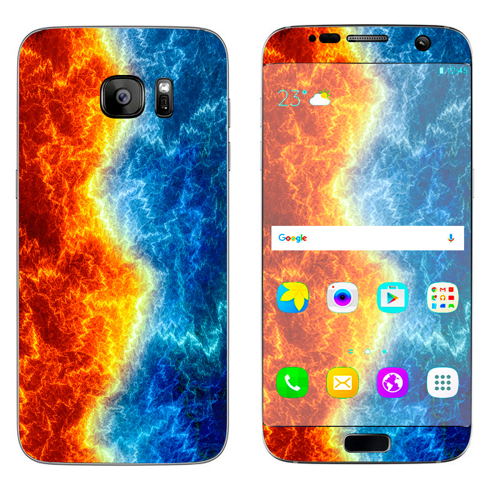  Fire And Ice  Samsung Galaxy S7 Edge Skin