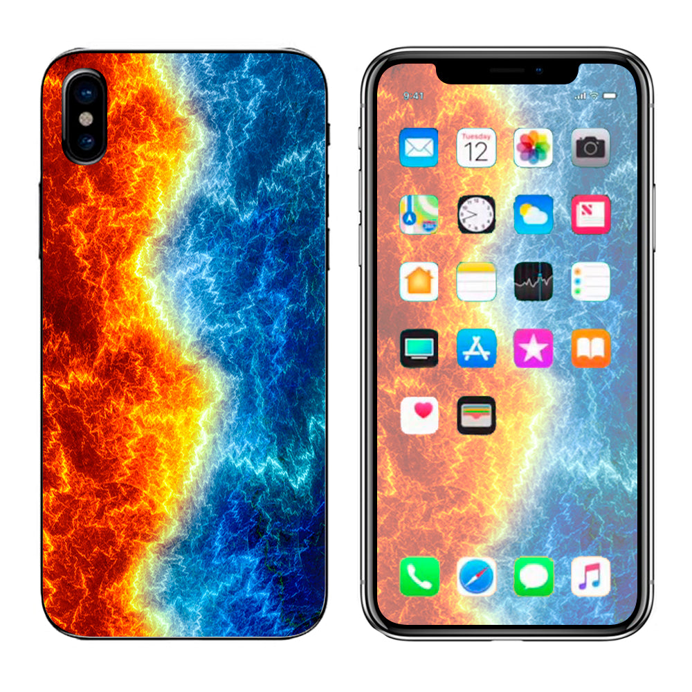  Fire And Ice  Apple iPhone X Skin