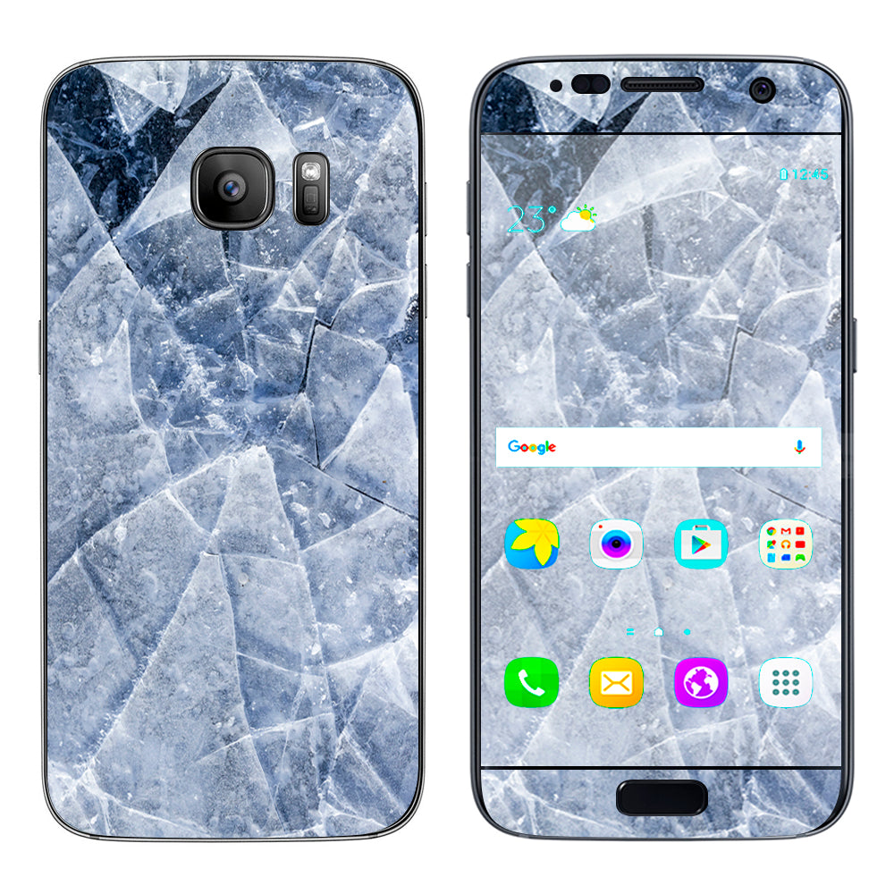  Cracking Shattered Ice Samsung Galaxy S7 Skin