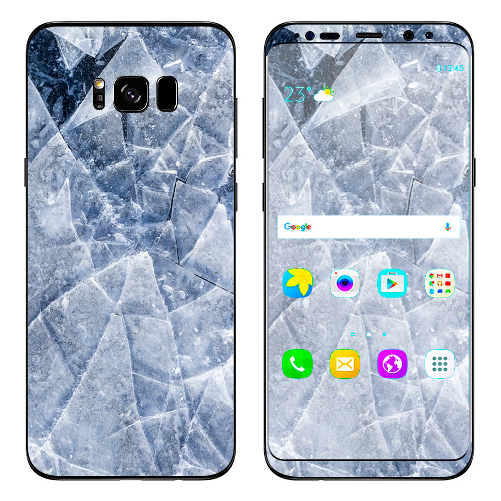  Cracking Shattered Ice Samsung Galaxy S8 Skin