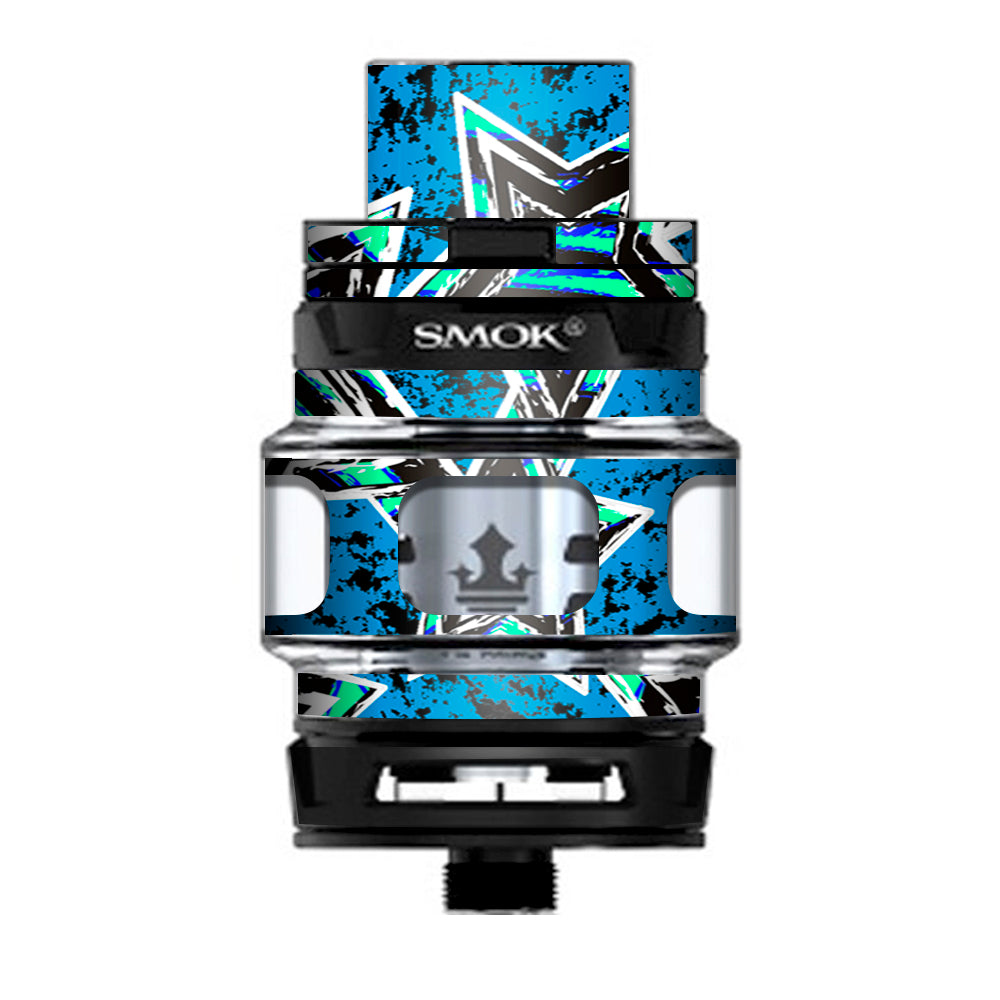  Blue 80'S Pop Art Stars Prince TFV12 Tank Smok Skin