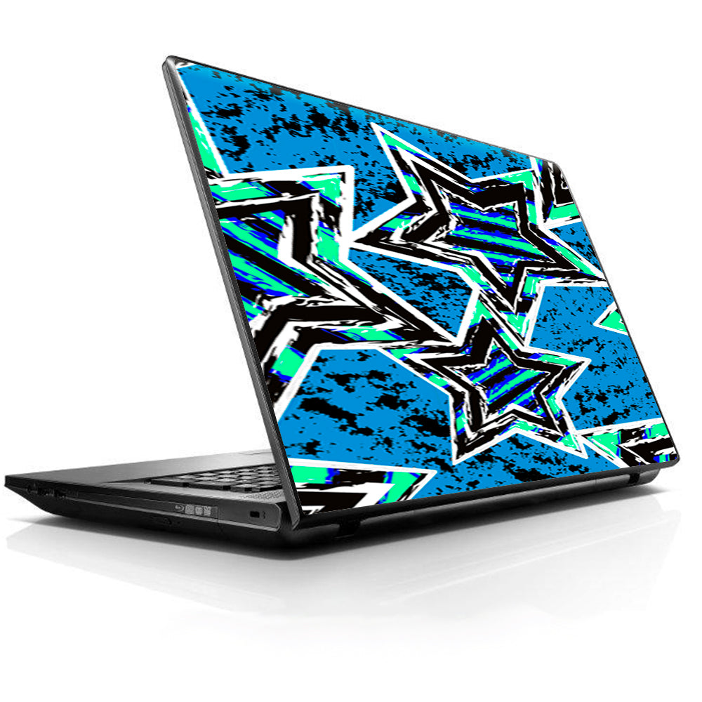  Blue 80'S Pop Art Stars HP Dell Compaq Mac Asus Acer 13 to 16 inch Skin