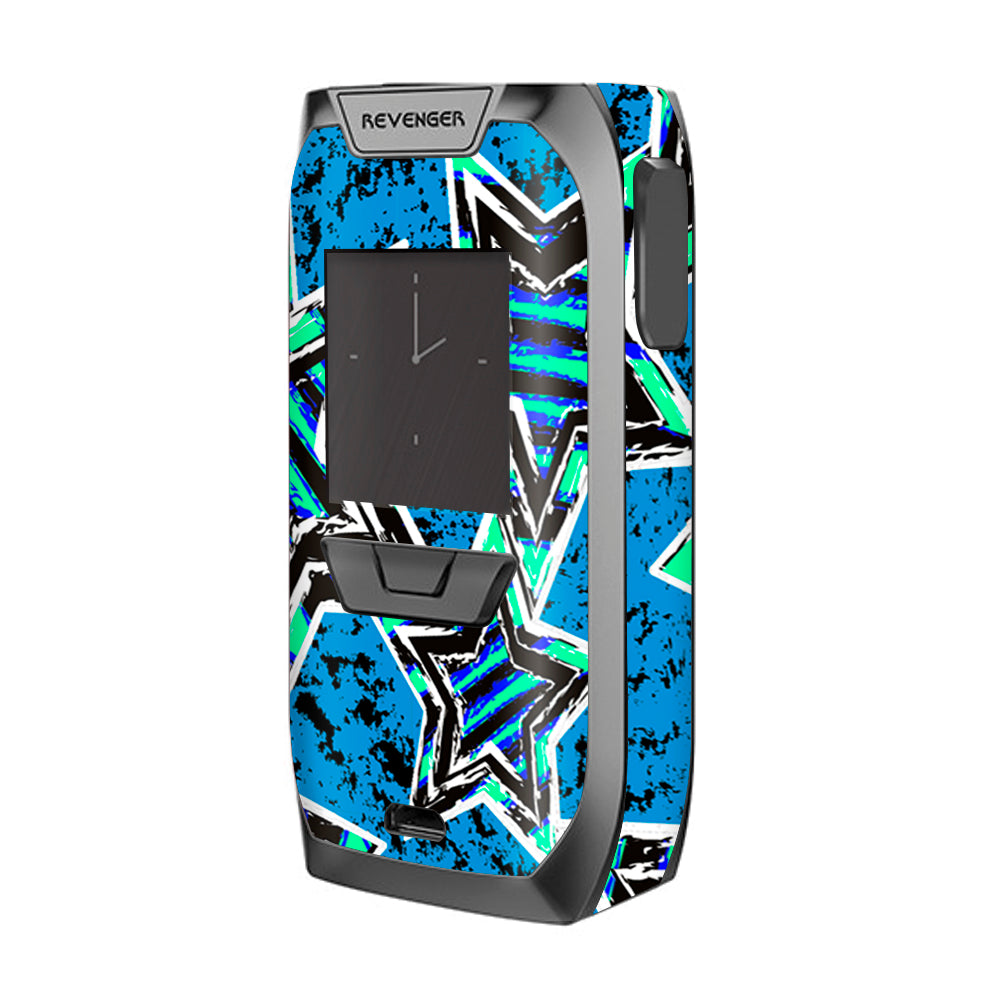  Blue 80'S Pop Art Stars Vaporesso Revenger Skin