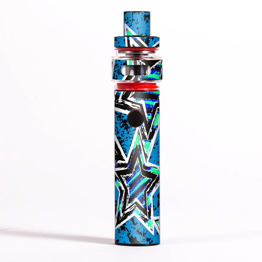  Blue 80'S Pop Art Stars Smok Pen 22 Light Edition Skin