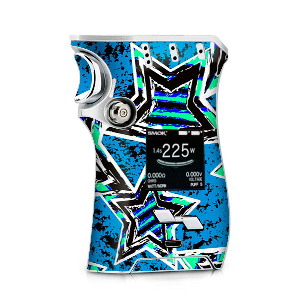  Blue 80'S Pop Art Stars Smok Mag kit Skin