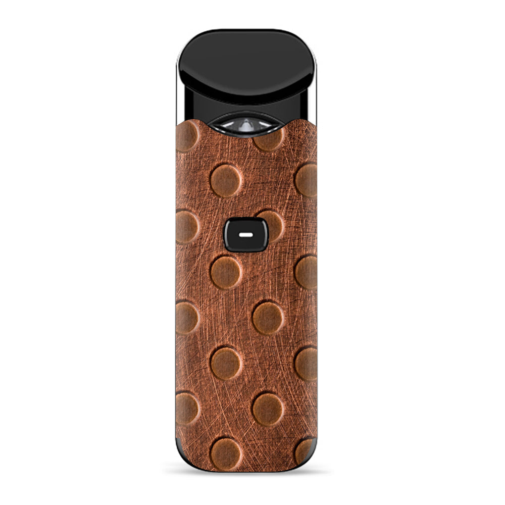  Copper Grid Panel Metal Smok Nord Skin