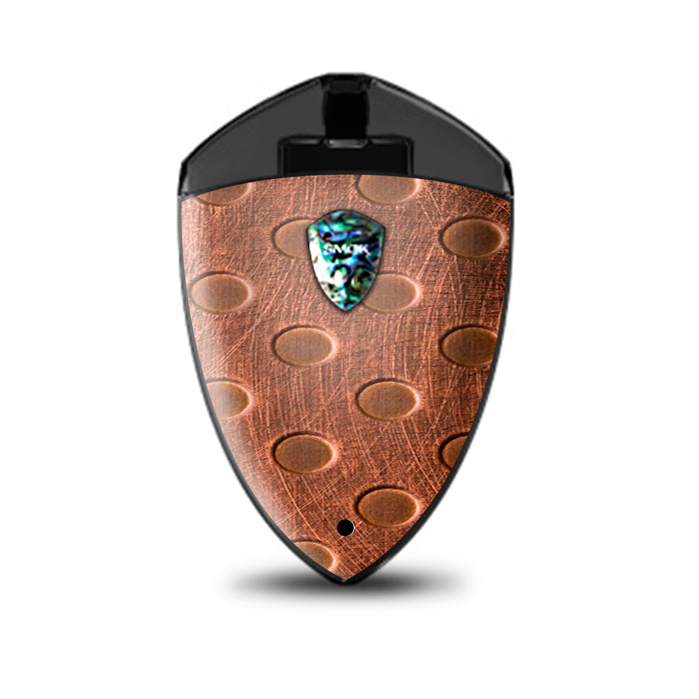  Copper Grid Panel Metal Smok Rolo Badge Skin