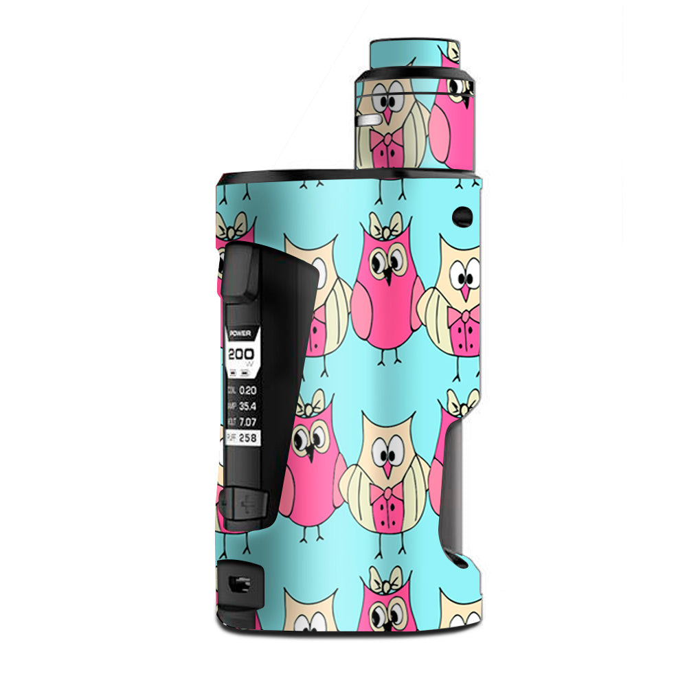  Cartoon Owls Husband Wife G Box Squonk Geek Vape Skin