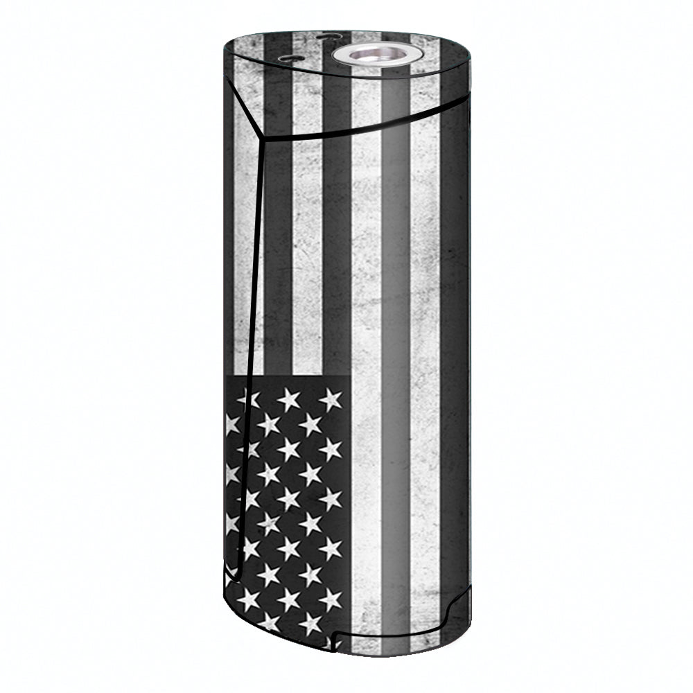  Black White Grunge Flag Usa America Smok Priv V8 Skin