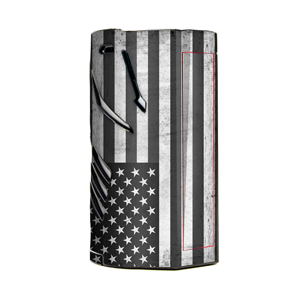  Black White Grunge Flag Usa America T-Priv 3 Smok Skin