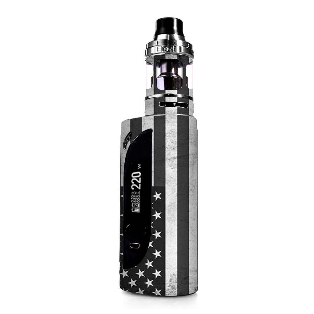  Black White Grunge Flag Usa America eLeaf IKONN 220 Skin