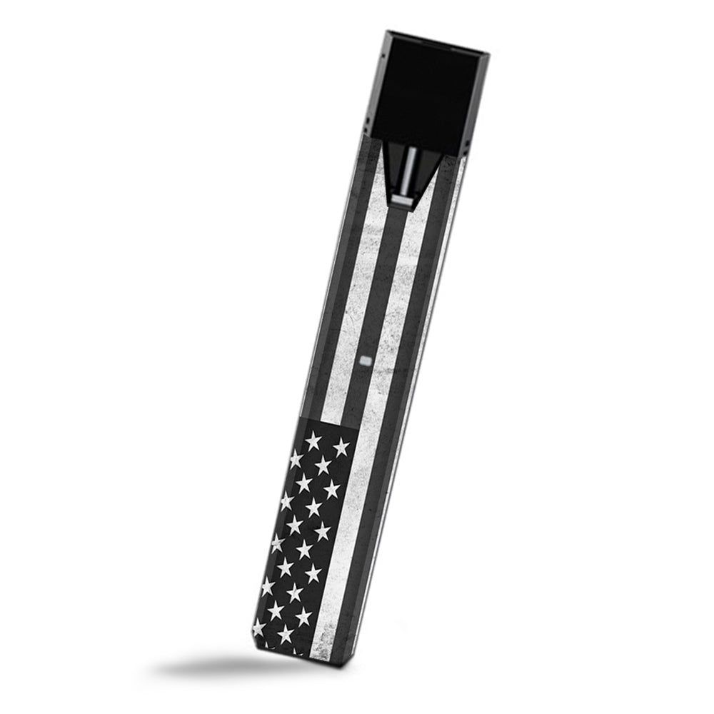 Black White Grunge Flag Usa America Smok Fit Ultra Portable Skin