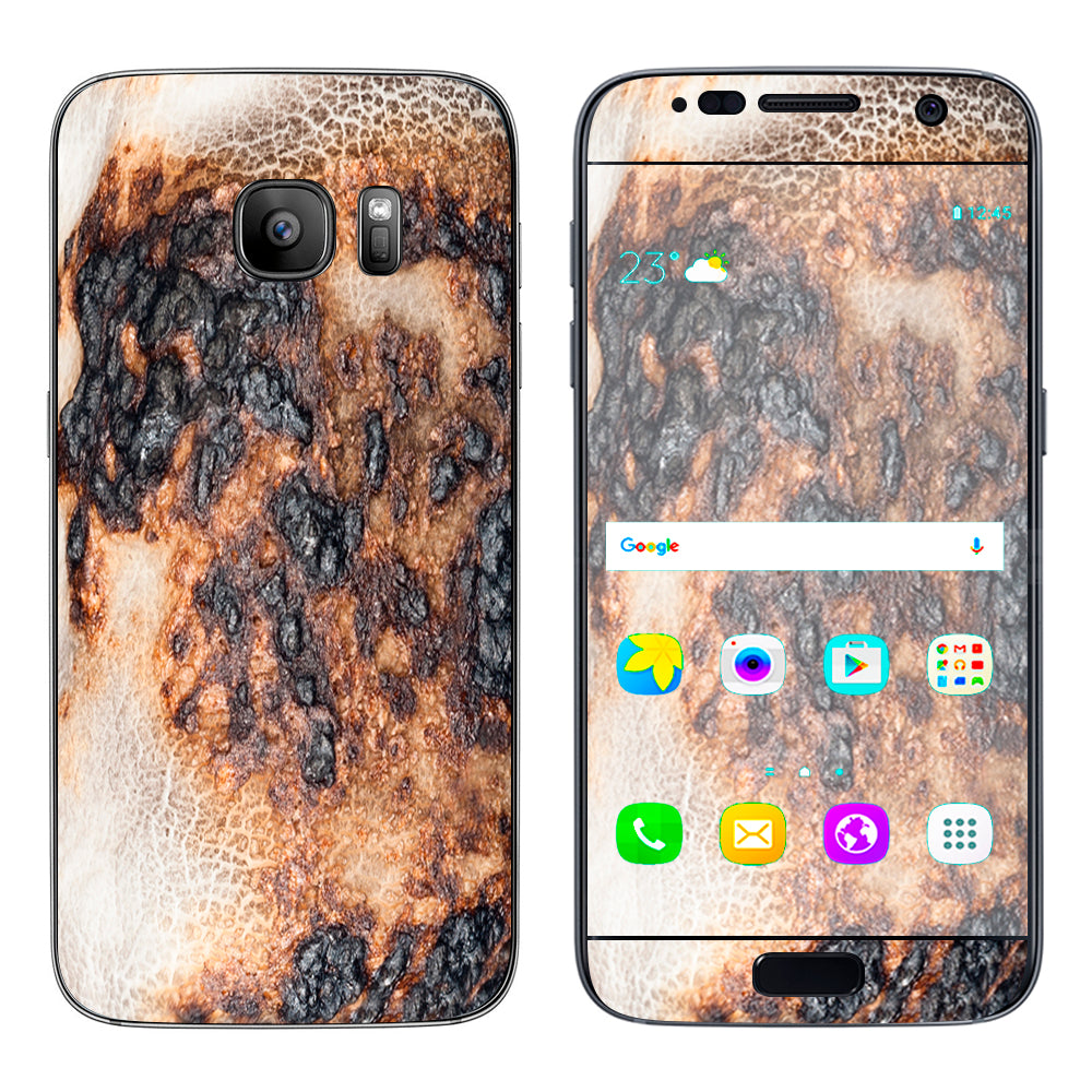  Burnt Marshmallow Fire Smores Samsung Galaxy S7 Skin