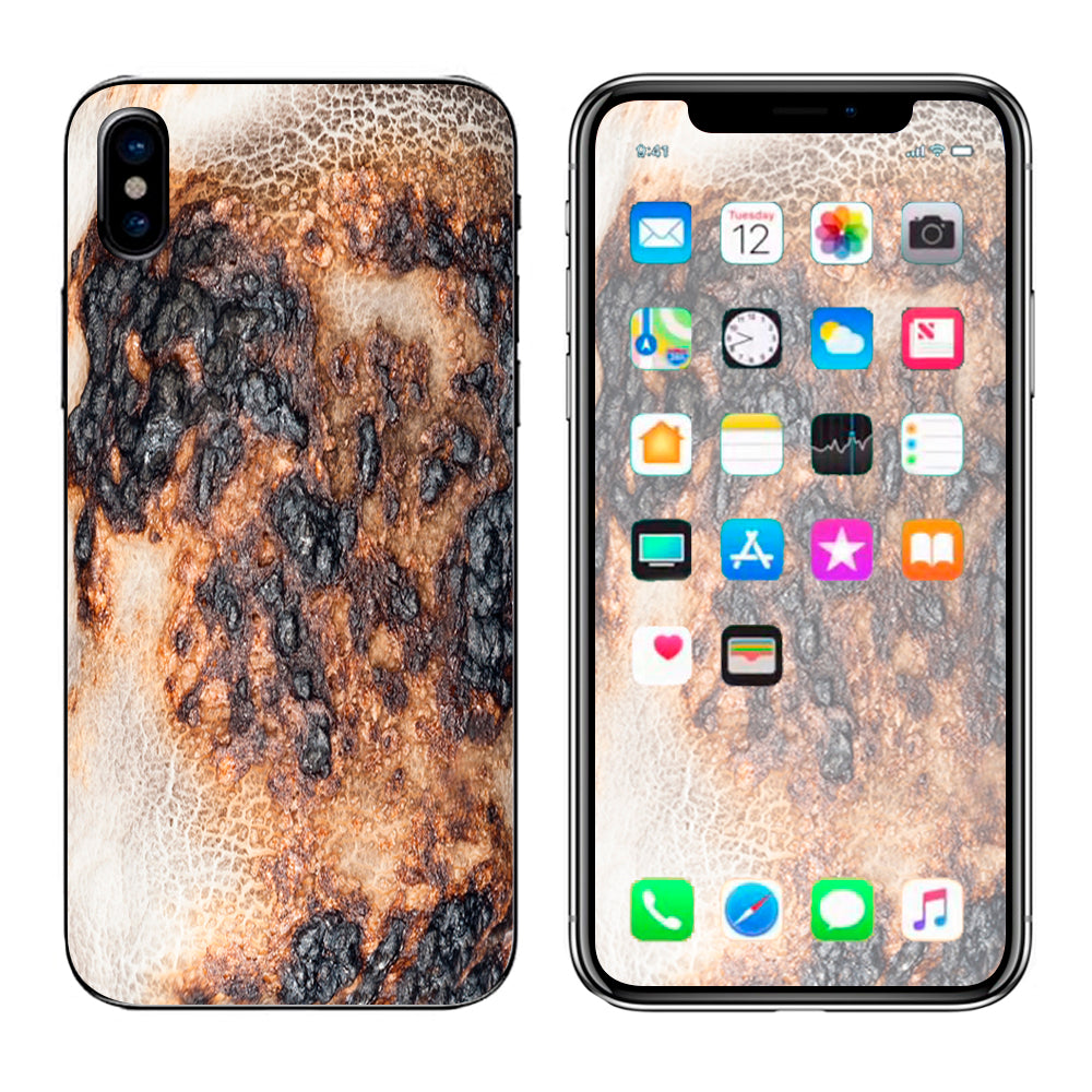 Burnt Marshmallow Fire Smores Apple iPhone X Skin