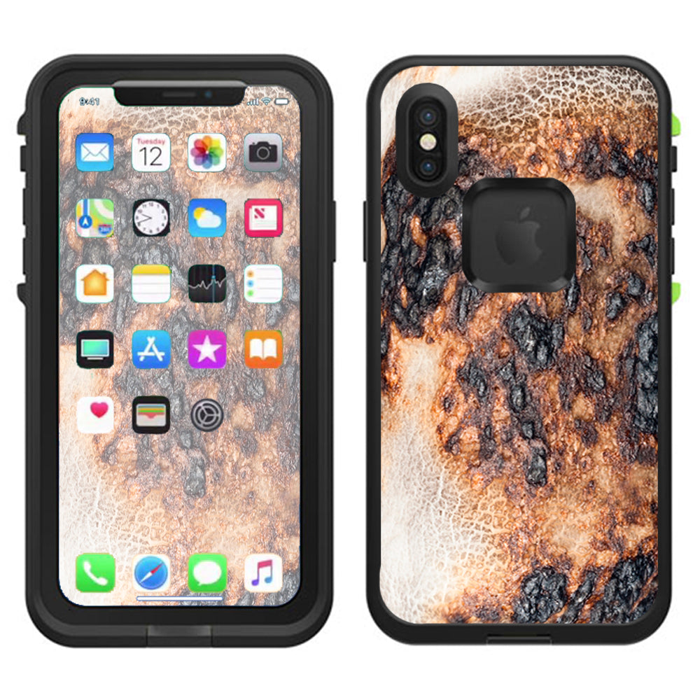  Burnt Marshmallow Fire Smores Lifeproof Fre Case iPhone X Skin