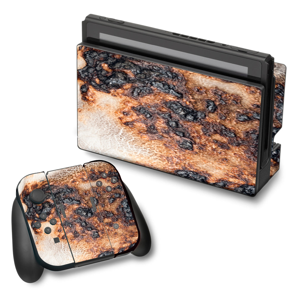  Burnt Marshmallow Fire Smores Nintendo Switch Skin