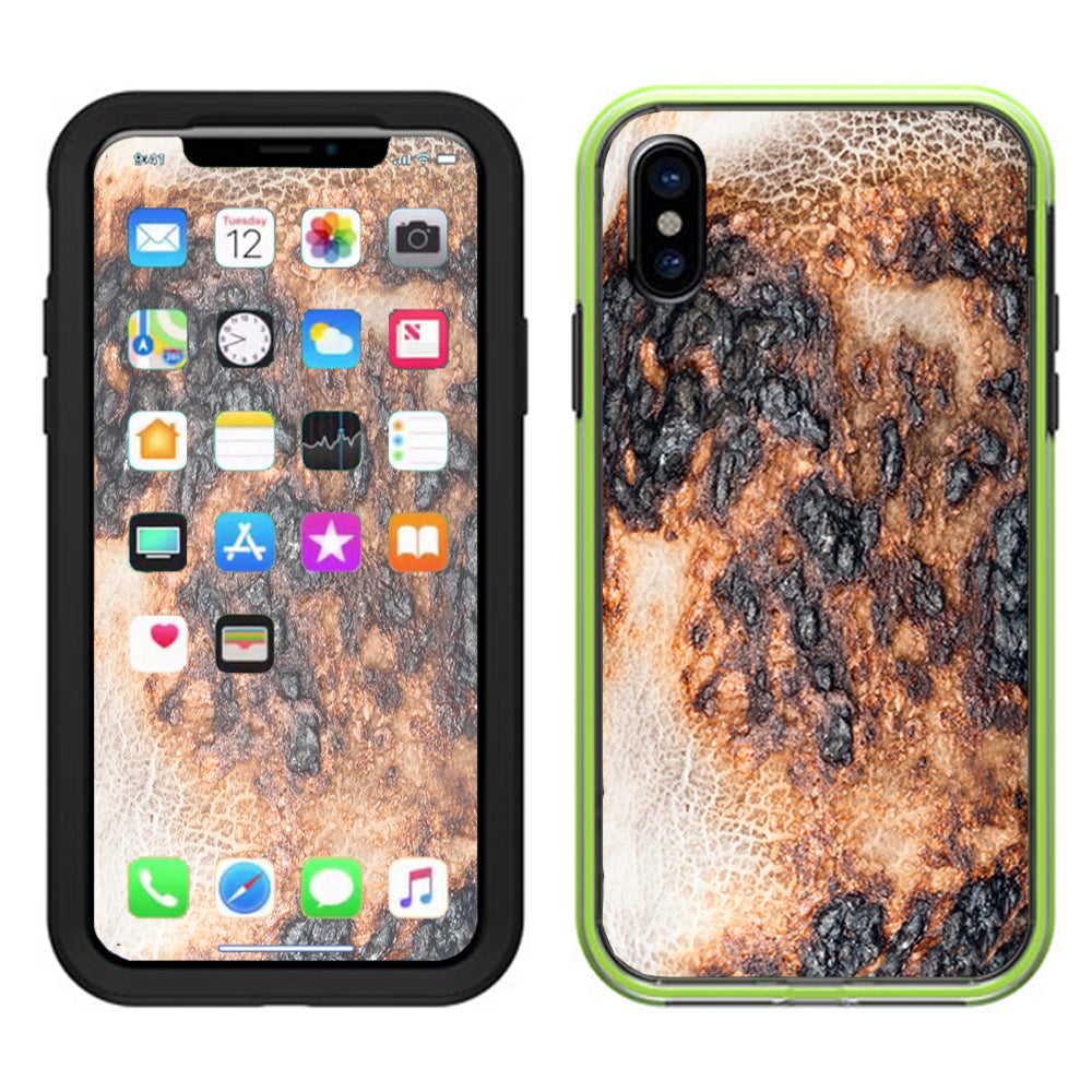  Burnt Marshmallow Fire Smores Lifeproof Slam Case iPhone X Skin