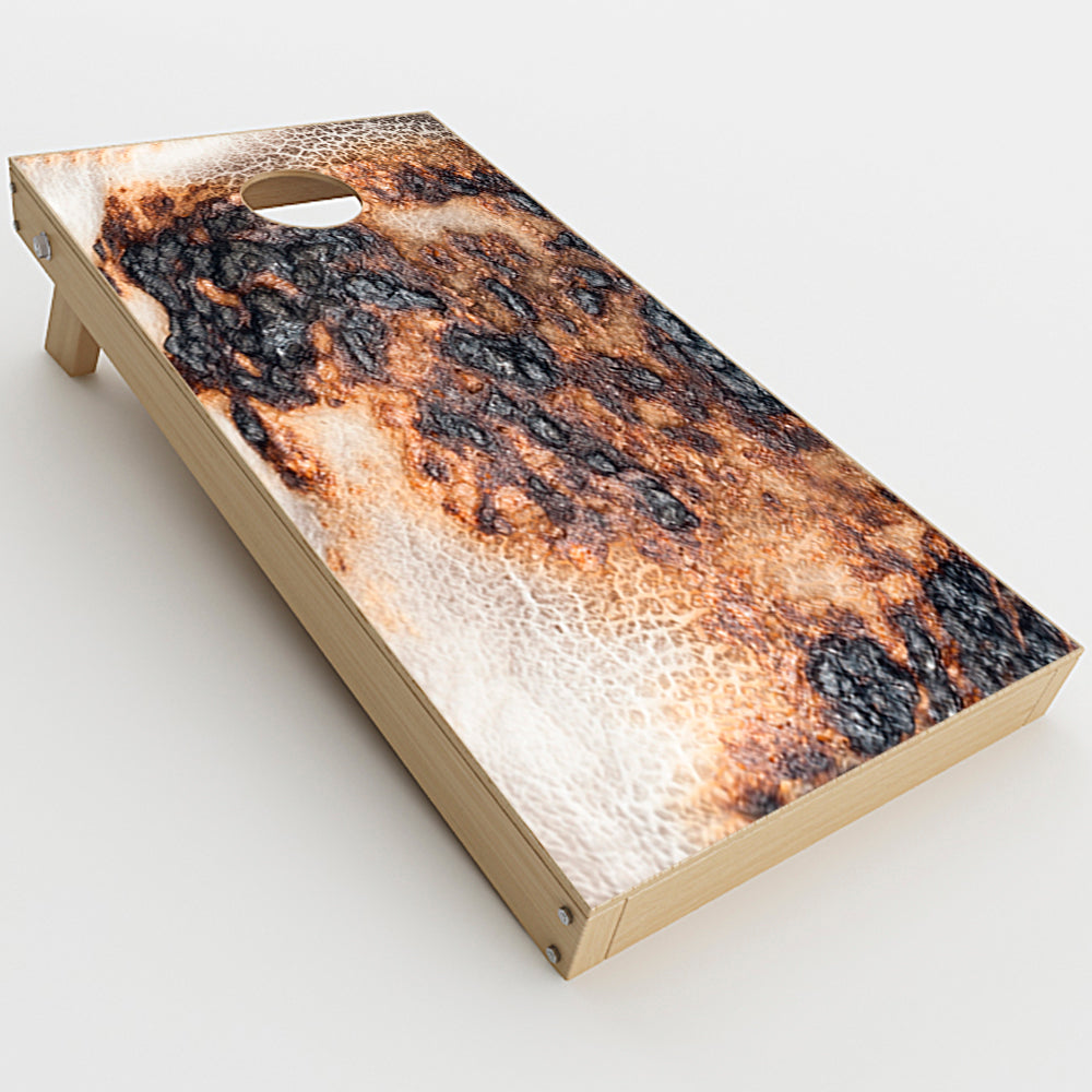  Burnt Marshmallow Fire Smores  Cornhole Game Board (2 pcs.) Skin