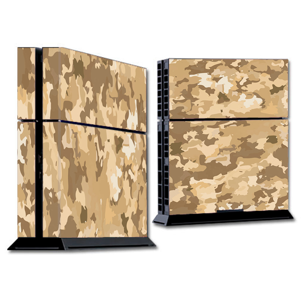  Brown Desert Camo Camouflage Sony Playstation PS4 Skin