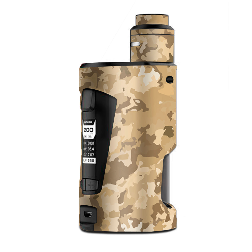  Brown Desert Camo Camouflage G Box Squonk Geek Vape Skin