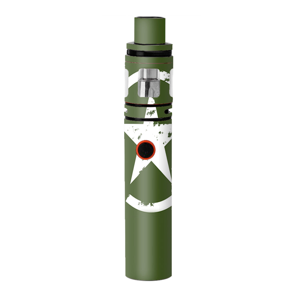  Green Army Star Military Smok Stick V8 Skin