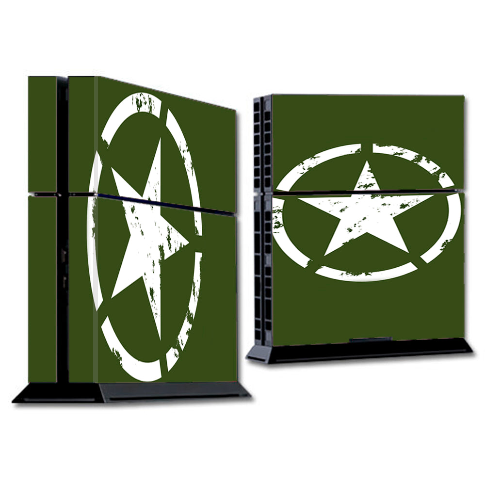  Green Army Star Military Sony Playstation PS4 Skin