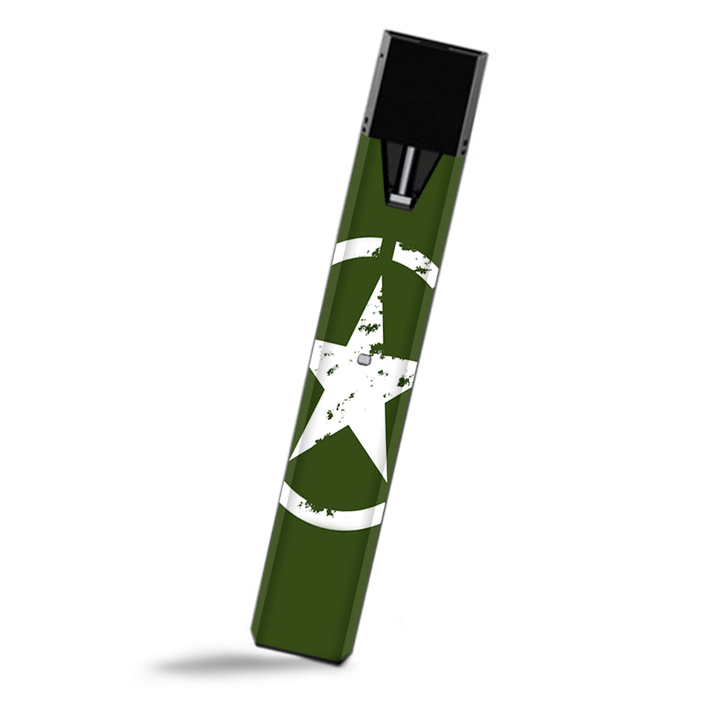  Green Army Star Military Smok Fit Ultra Portable Skin