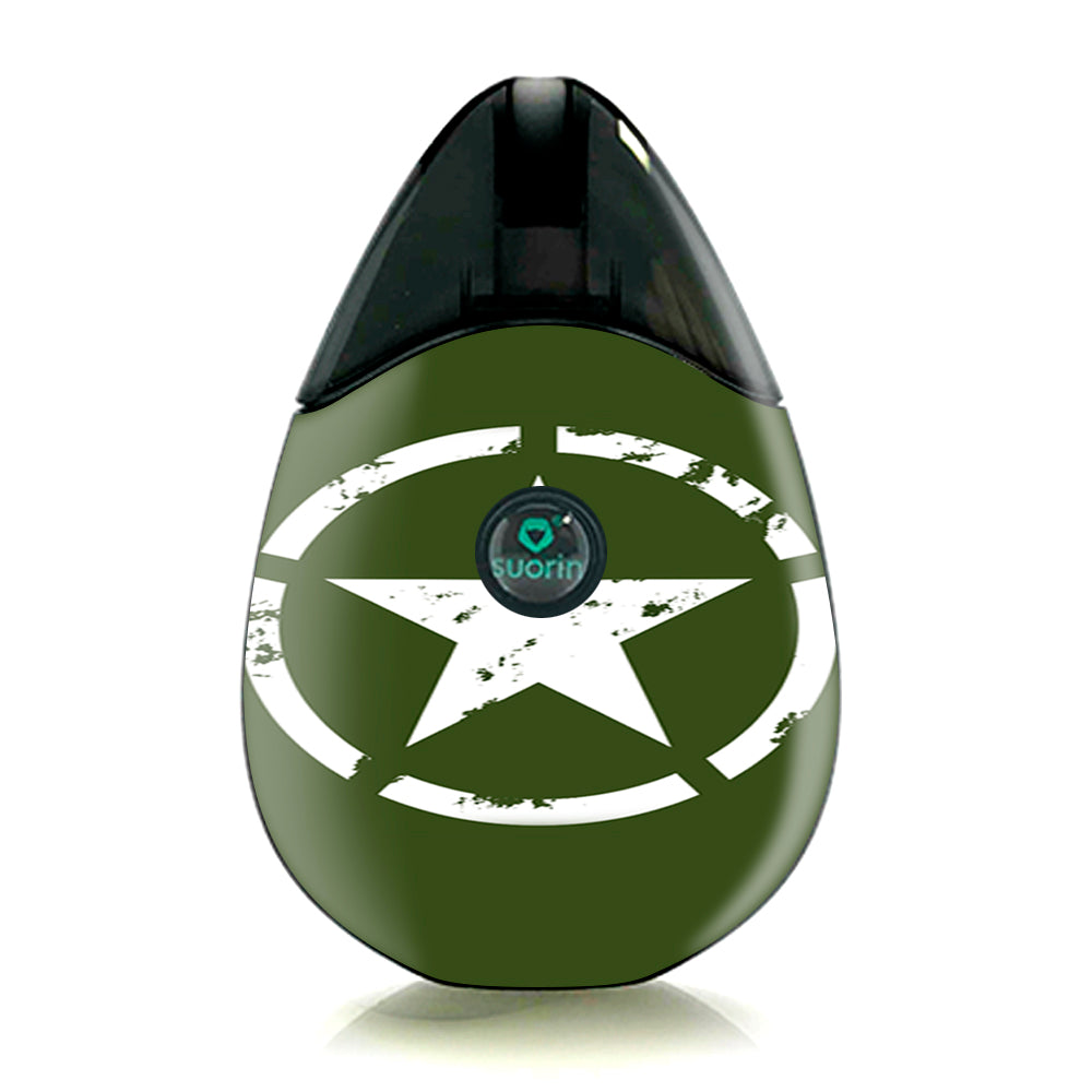  Green Army Star Military Suorin Drop Skin