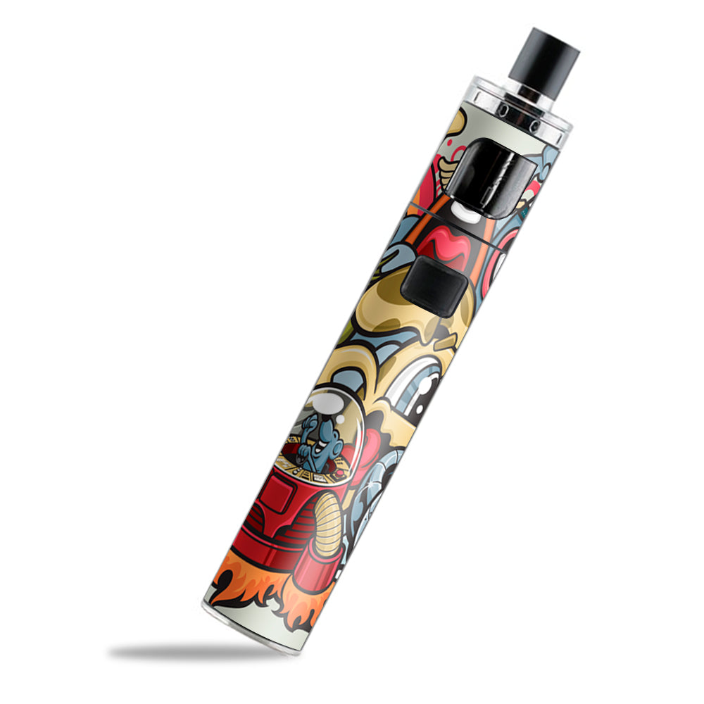  Aliens Cartoon Collage Sticker  PockeX Aspire Skin
