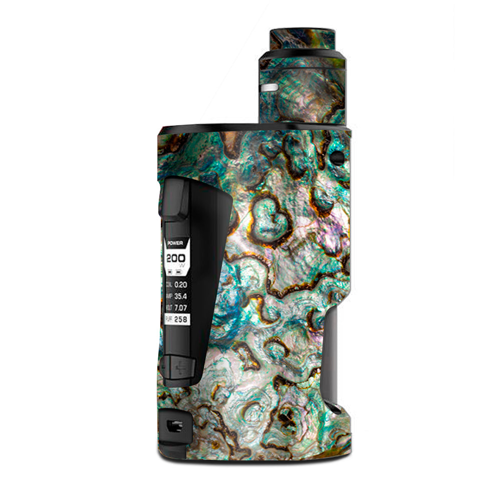  Abalone Shell Gold Underwater G Box Squonk Geek Vape Skin