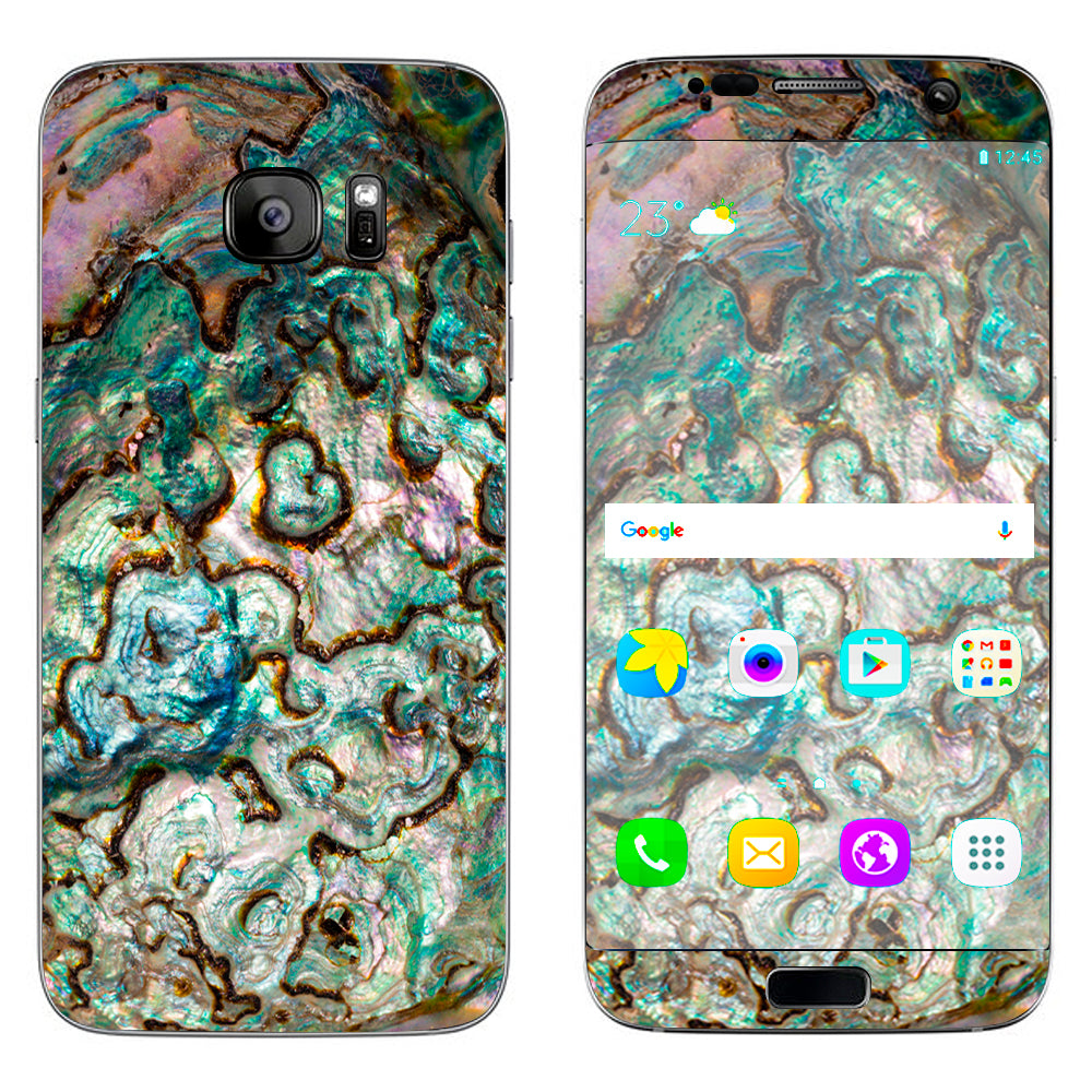  Abalone Shell Gold Underwater Samsung Galaxy S7 Edge Skin