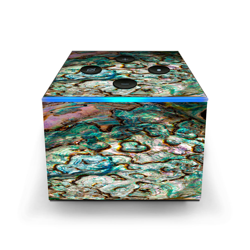  Abalone Shell Gold Underwater Amazon Fire TV Cube Skin