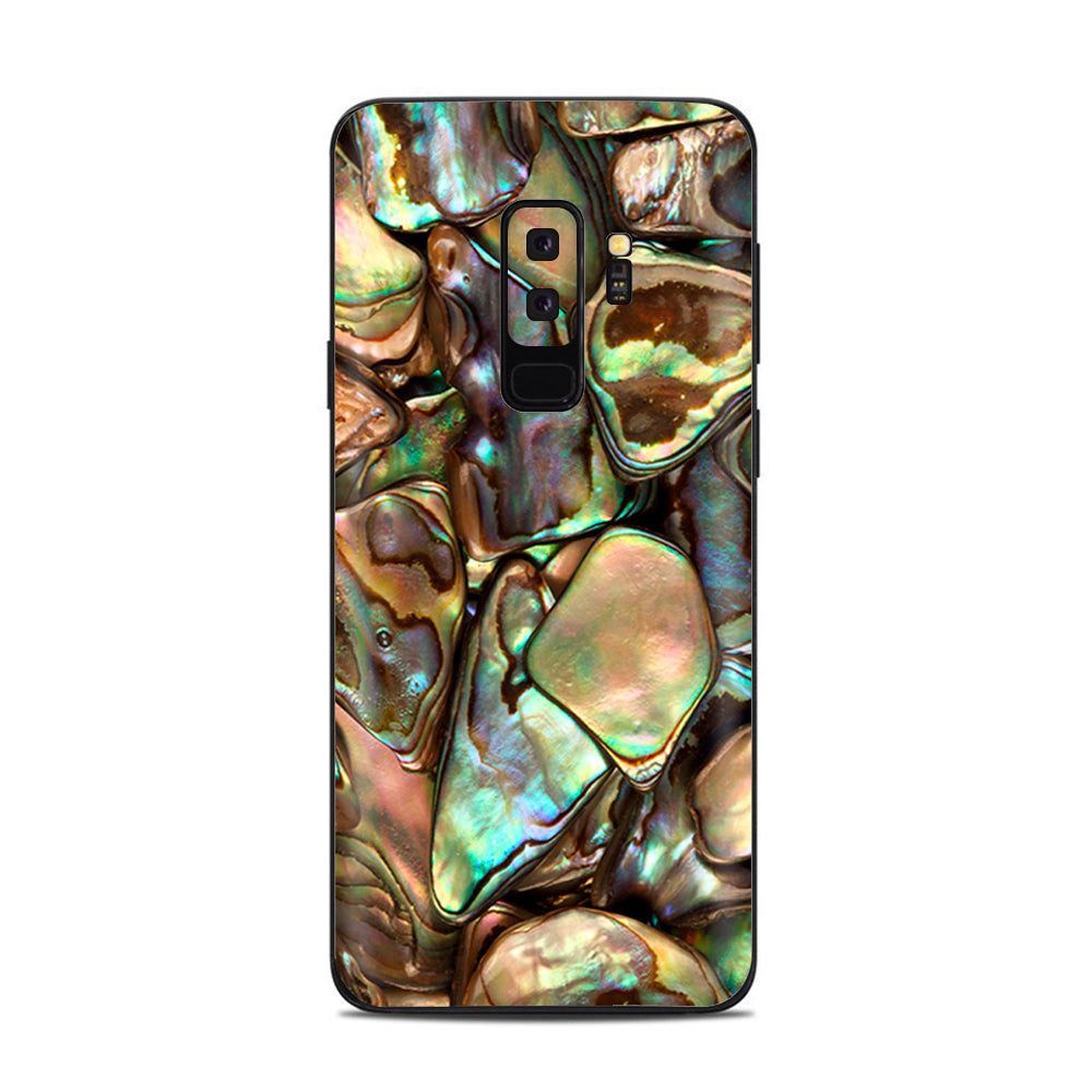  Gold Abalone Shell Large Samsung Galaxy S9 Plus Skin