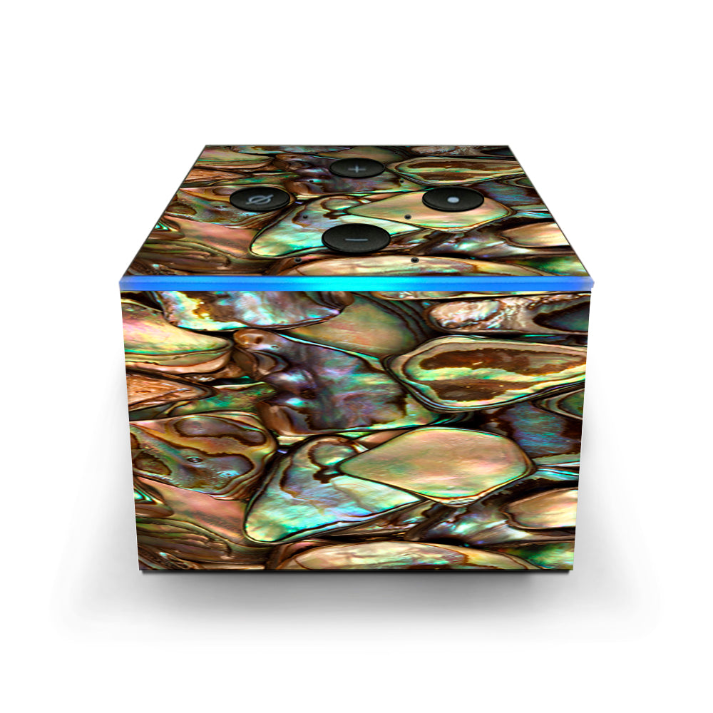  Gold Abalone Shell Large Amazon Fire TV Cube Skin