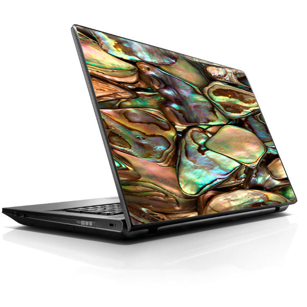  Gold Abalone Shell Large HP Dell Compaq Mac Asus Acer 13 to 16 inch Skin