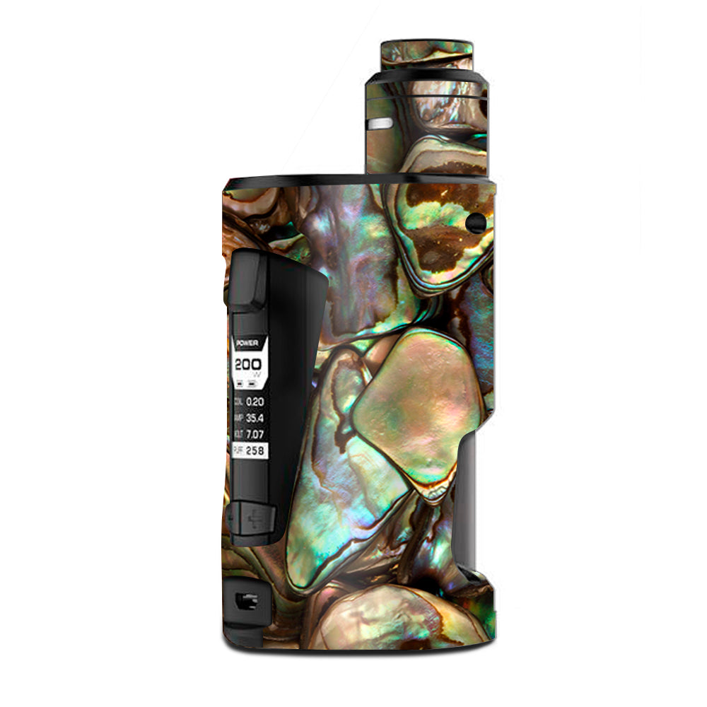  Gold Abalone Shell Large G Box Squonk Geek Vape Skin