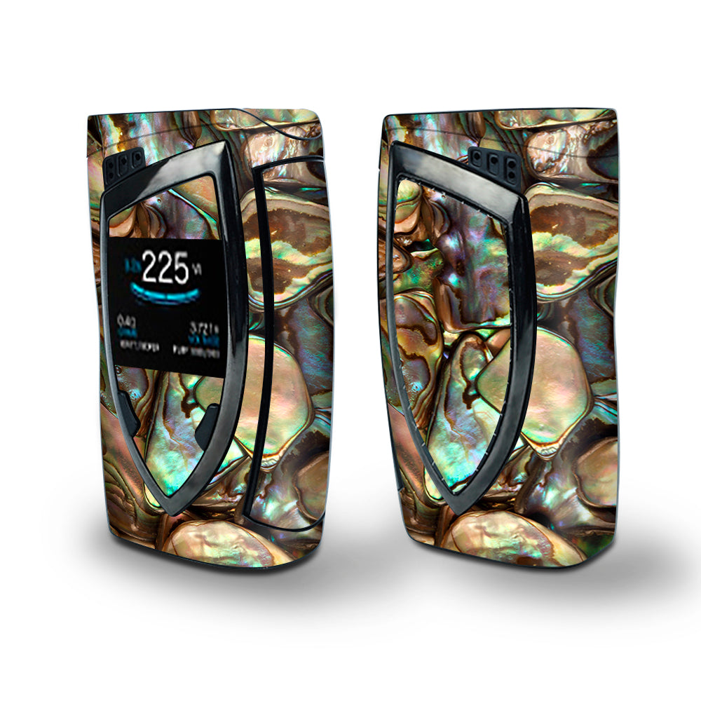 Skin Decal Vinyl Wrap for Smok Devilkin Kit 225w Vape (includes TFV12 Prince Tank Skins) skins cover / Gold Abalone Shell Large
