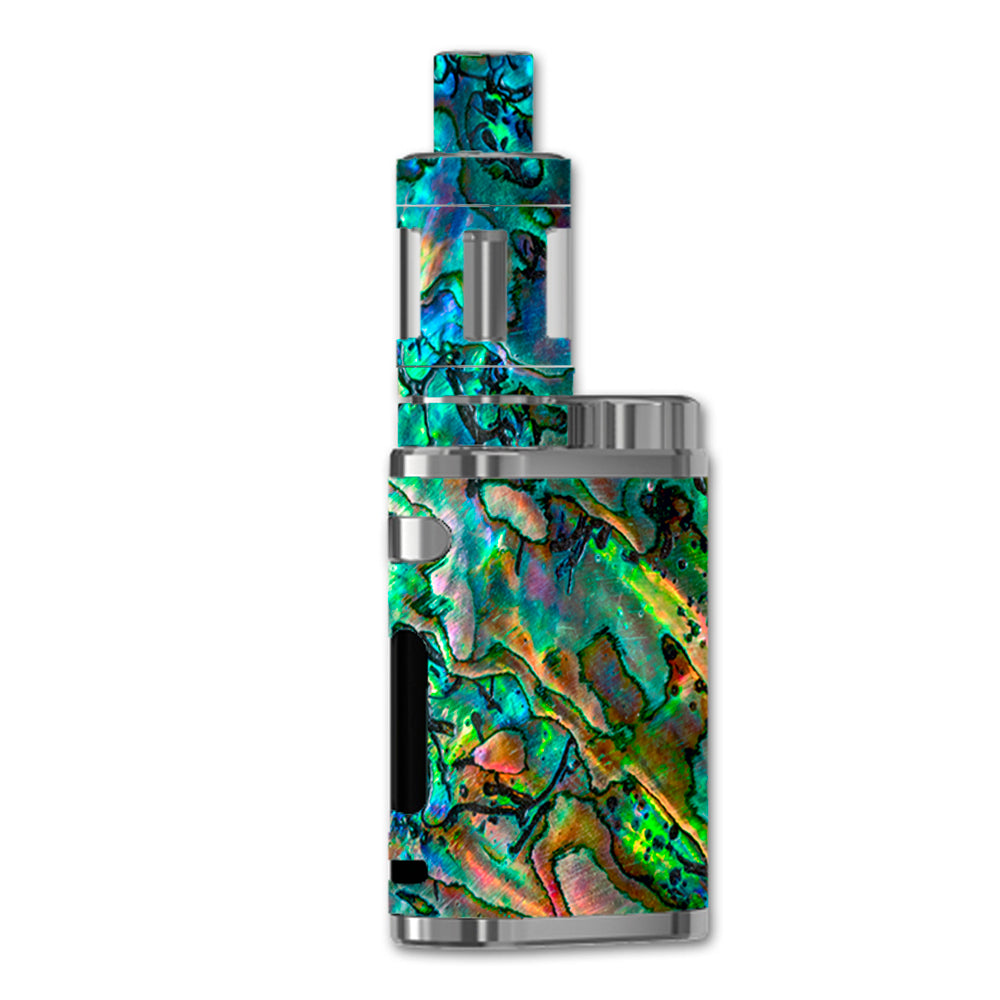  Abalone Shell Swirl Neon Green Opalescent eLeaf iStick Pico 75w Skin