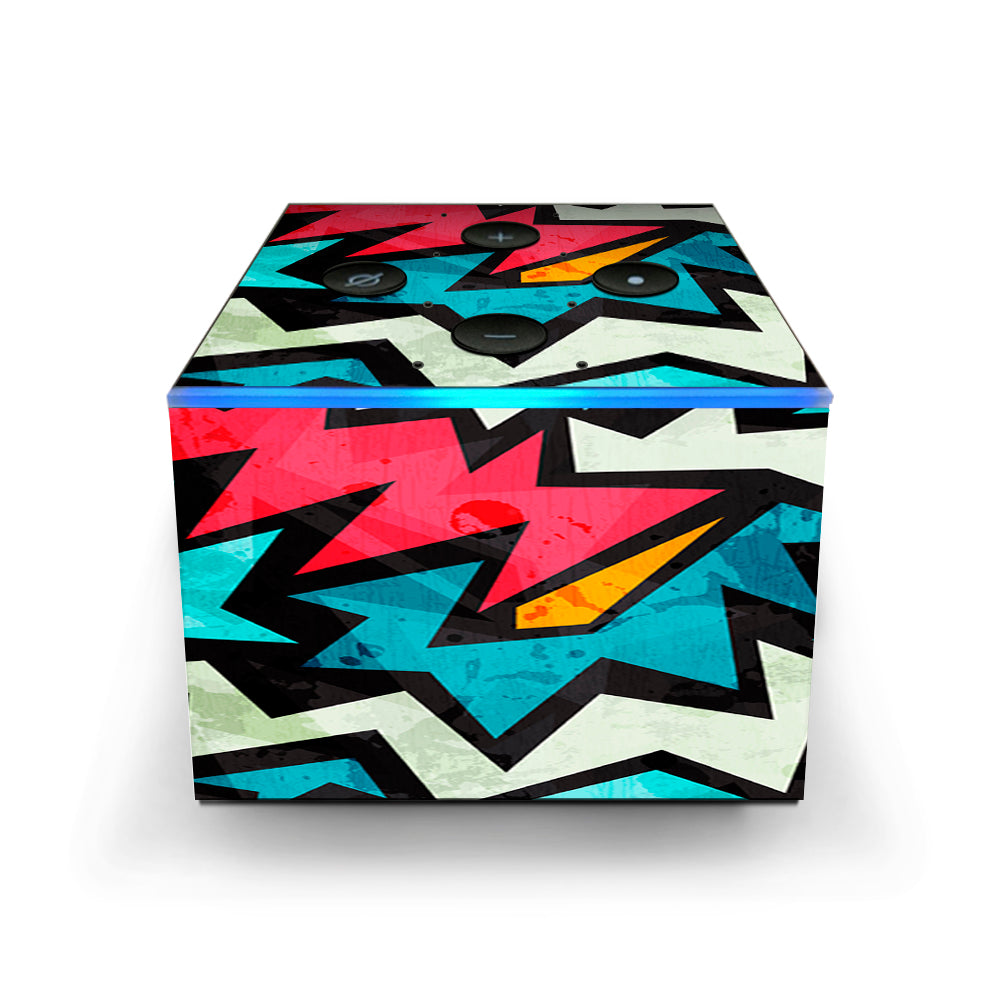  Pop Art Design Amazon Fire TV Cube Skin