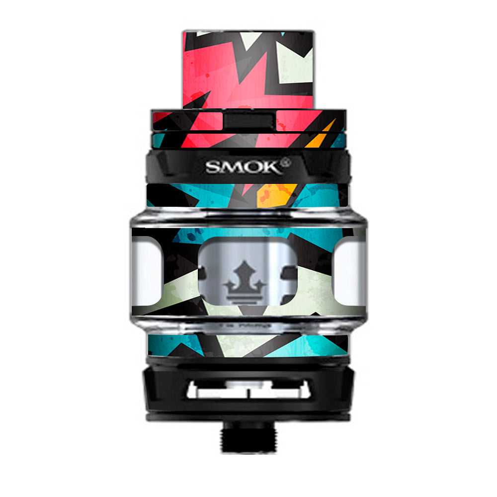  Pop Art Design Prince TFV12 Tank Smok Skin