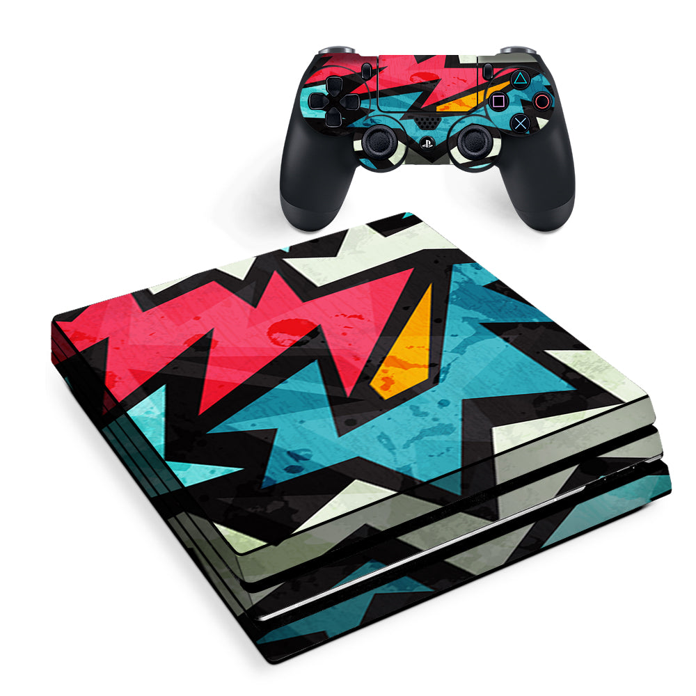 Pop Art Design Sony PS4 Pro Skin