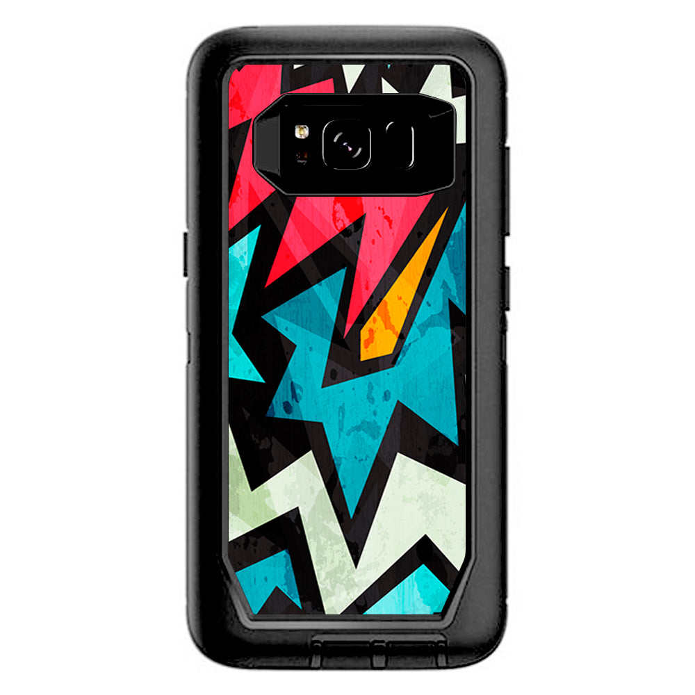  Pop Art Design Otterbox Defender Samsung Galaxy S8 Skin