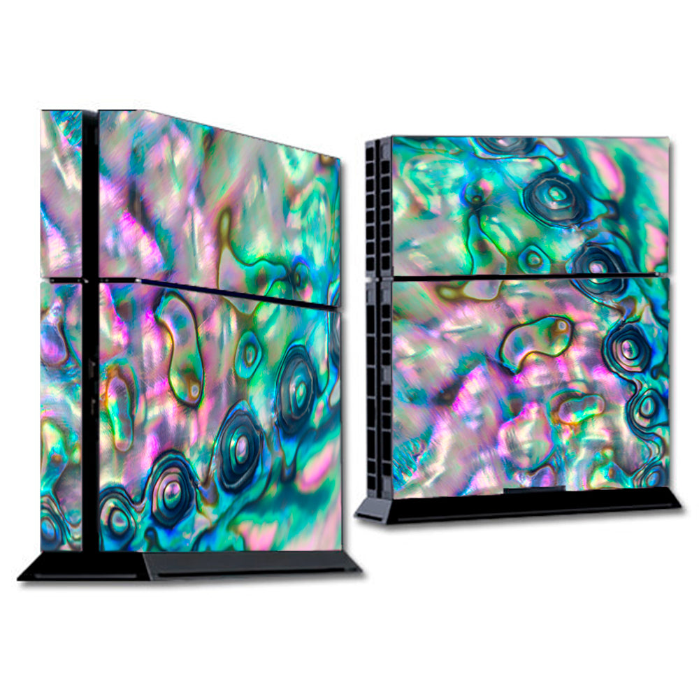  Abalone Shell Pink Green Blue Opal Sony Playstation PS4 Skin