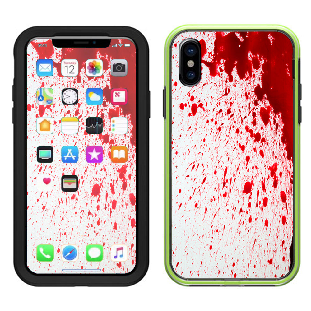  Blood Splatter Dexter Lifeproof Slam Case iPhone X Skin