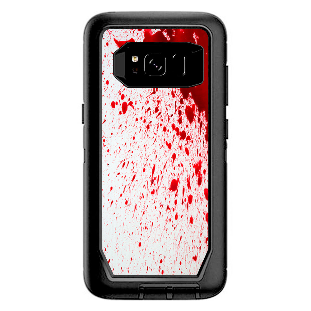  Blood Splatter Dexter Otterbox Defender Samsung Galaxy S8 Skin